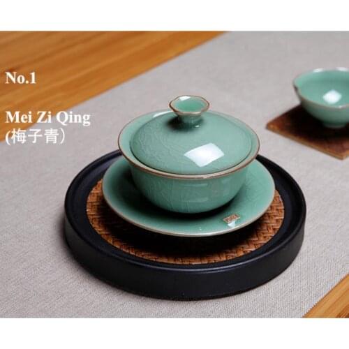 "KingTeaMall" Celadon Porcelain Gaiwan 90ml for Chinese Gongfu Tea (2 variations), Teawares, Teasets, Teatools, Gifts