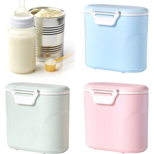 Milk Powder Storage Box With Scoop Portable BPA-Free Milk Powder Container Lightweight Food Storage Box