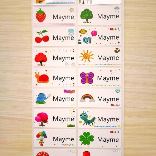 Custom Stickers For Children Students Scrapbooking Stickers Personalized Name Lable Stickers Multifunction Waterproof Tag