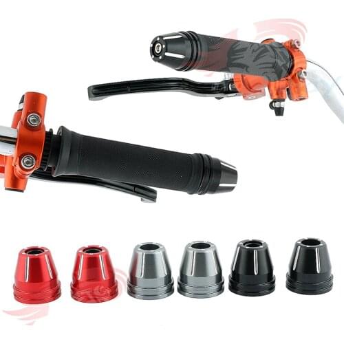Handbar CNC Accessories Hand Bar Ends For Kawasaki KLR650 KLE650A Versys Tourer ZRX1200 W800 D-TRACKER 150 250TR CONCOURS 14 ABS