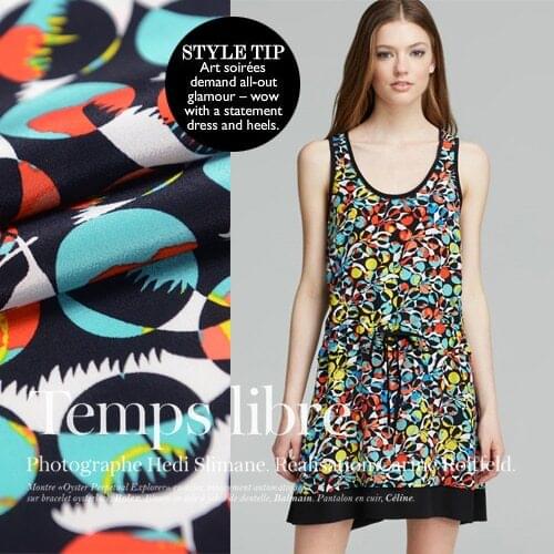 New printed silk crepe de chine 16.5mm broken flower silk crepe de chine fabric dress silk fabric wholesale silk cloth 110cm