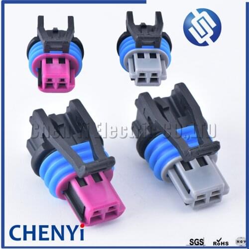 1 set Delphi 2 Pin 1.5mm GM LS ECT waterproof Sensor Plug female auto connector include the terminal and seal 15449028 15449027