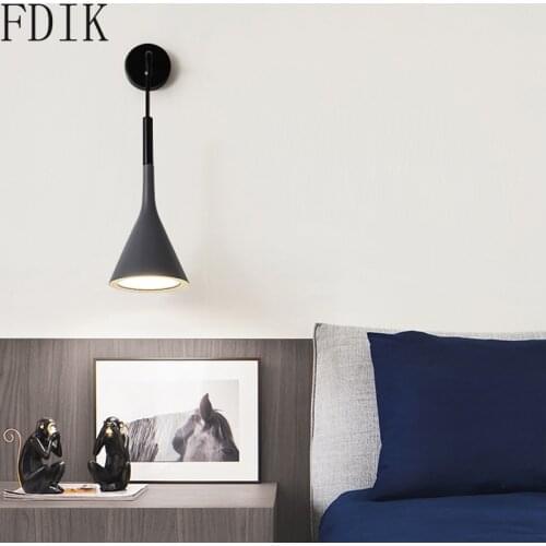Modern Bedroom Decor Wall Lamp Nordic Resin Lights for Aisle Corridor Living Room Staircase Indoor Lighting Fixtures on The Wall