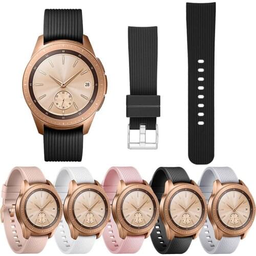 20mm Sports Silicone Band For Samsung Galaxy Watch SM-R810 42MM & Gear 2 Sport Strap For Huami Amazfit Bip/Amazfit 2 Smart Watch