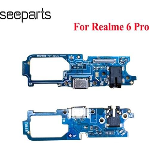 For Realme 6 Pro USB Charging Connector Charger Port Dock Plug Connector Board For Realme 6Pro RMX2061 Charging Port Cable