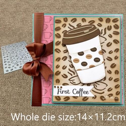 XLDesign Craft Metal Cutting Dies stencil mold Coffee frame decoration scrapbook Album Paper Card Craft Embossing die cuts
