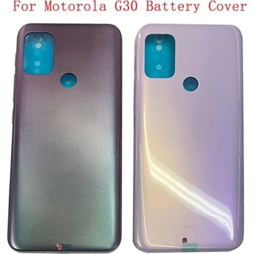 Battery Cover Rear Door Back Case Housing For Motorola Moto G30 XT2129-1 XT2129-2 Battery Cover Replacement Parts