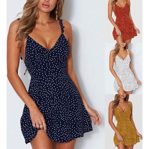 2021 Elegant Polka Dot Women Dress Female Casual Sling Office Work Dot Print Dresses Vintage Sweet Bodycon Clothing Vestidos