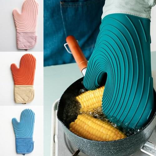 1Pcs hot Oven Mitts Baking Anti-Hot Gloves Pad Oven Microwave Insulation Mat Baking Kitchen Tools