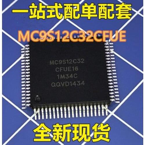 100% New&original MC9S12C32 MC9S12C32CFUE