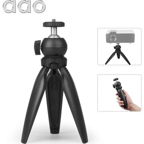 AAO YG230 Mini Projector Tabletop Tripod Bracket 1/4" Mount Screw Projector Portable YG300 S1 DLP Accessories Desk Holder Stand