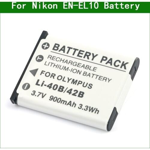 EN-EL10 EN EL10 Camera Battery for Nikon COOLPIX S60 S80 S200 S203 S210 S220 S230 S500 S510 S520 S570 S600 S700 S4000 S5100