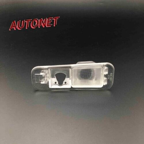AUTONET Car Backup Rear View Camera Bracket License Plate Lights Housing Mount for Kia Rio 3 UB Sedan 2009~2016