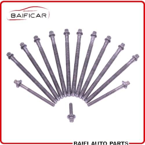 Baificar Brand New Genuine 13 Pcs Cylinder Head Bolts 0204C1 For Peugeot 308CC 308SW 3008 RCZ C5 Citroen C4L 508 1.6T