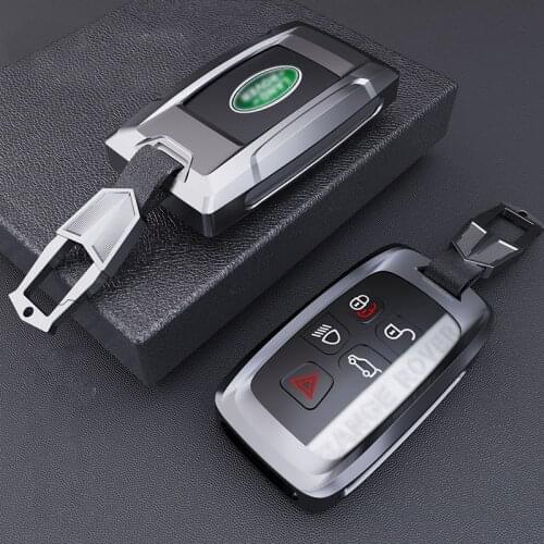 Car Remote Key Cover Case Key Shell For Land Rover A9 Range Rover Sport Freelander 2 Jaguar XE XJ XJL XF C-X16 V12 Guitar Evoque