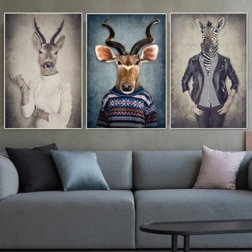 CMHOME Wall Art Canvas Print Animal Picture Giclee Printing For Living Room Home Decor Posters Prints No Frame