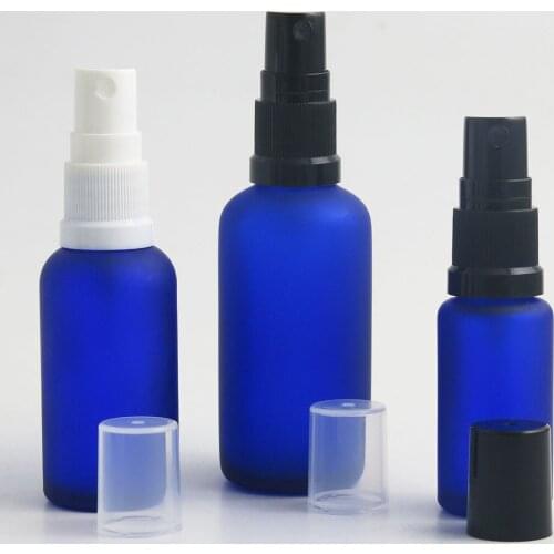 Travel Frost Treatment Spray Glass Bottle Perfume Cosmetic Container with Mist Sprayer 1/6oz 1/3oz 1/2oz 2/3oz 1oz 50ml 100ml