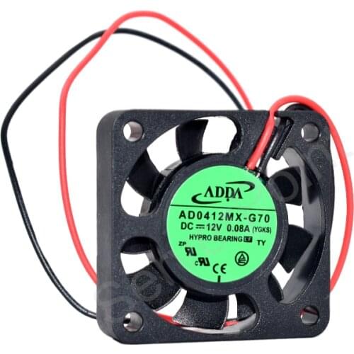The 4010 AD0412MX-G70 DC12V 0.08A hydraulic bearing silent cooling fan Free shipping