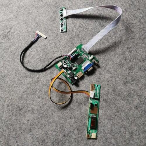 DIY kit monitor controller drive board VGA AV LVDS 30 Pin 1366*768 1-CCFL LCD matrix Fit B156XW01/LP156WH1/M156NWR1/N156B3