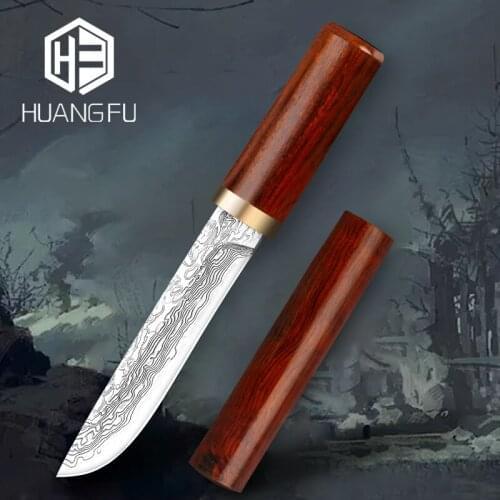 VG10 Handmade Forged Damascus Knife Collection Hunting Knife Collection Knife Outdoor Knife Fixed Blade Defense Pocket Knife