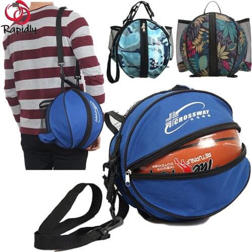 No.7 Round Basketball Bag Outdoor Sports One-shoulder Football Bag Waterproof Volleyball Bag Multifunctional Training Bag Team