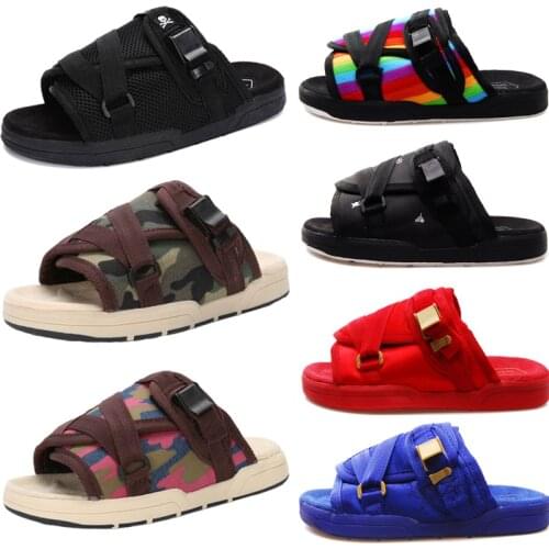 Man Slippers Fashion Thick Bottom Beach Shoes Brand Couple Casual Sandals Summer Wear Anti-skid Outdoor Man Shoes