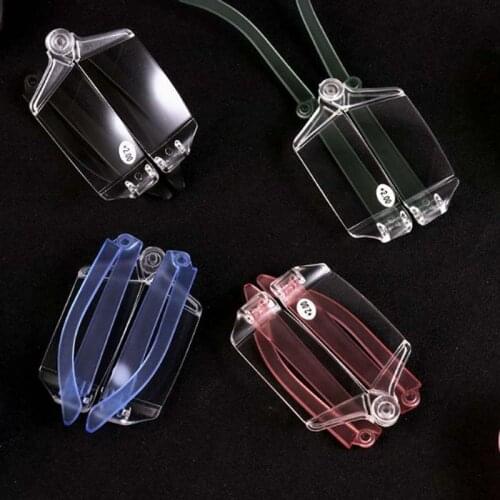 New mens and womens folding reading glasses portable frameless integrated lens glasses box