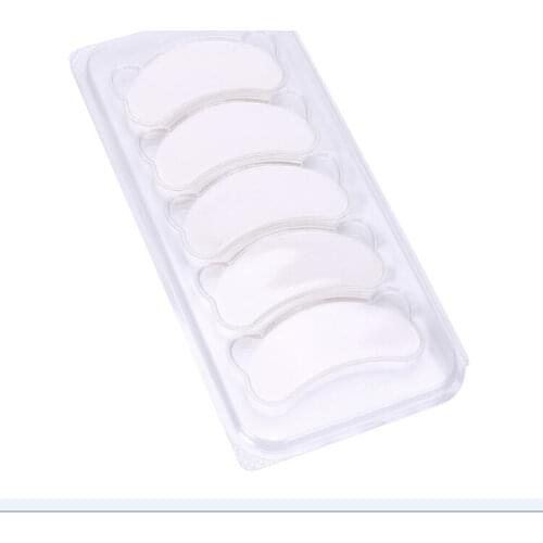New 20 Pairs/pack Gel Eyelash Patches for Eyelash Extensions lint free under eye pads Paper Stickers Wraps Makeup Tool in Korea