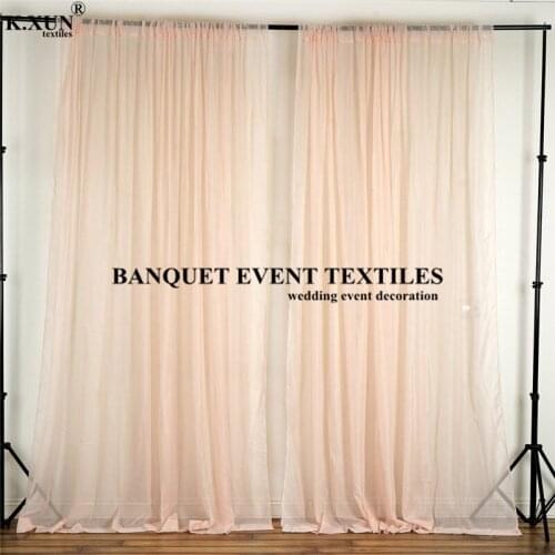 Wholesale Wedding Backdrop Curtain Panel Stage Background Photo Booth Our Door Wedding Curtains Event Party Decoration