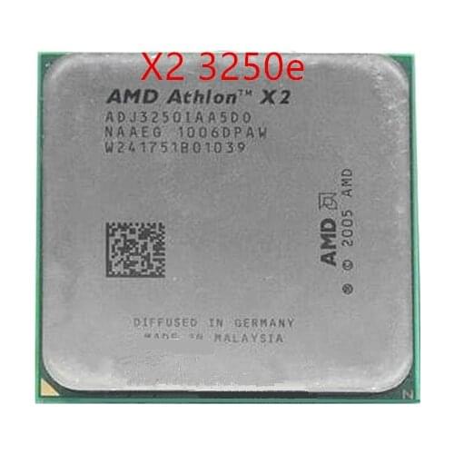Low power 22W AMD Athlon x2 3250e CPU processor Dual core 1.5GHz/1M ADJ3250IAA5DO AM2 940PIN Desktop Working100
