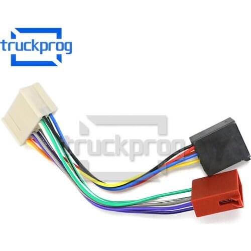 TruckProg ISO Radio Adapter Cable for HYUNDAI 1998+ for KIA 1994+ (select models) Wiring Harness Connector Lead Loom Cable Plug