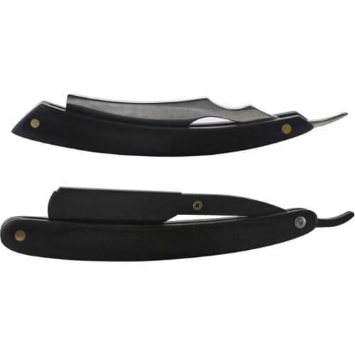 Manual Shaving Knife Wooden Handle Vintage Razor Hair Stylist Scraper Hairdressing Knives Holder High Quality and Brand New