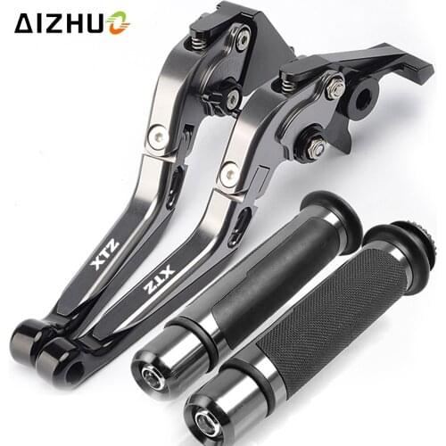 Brake Clutch Lever Extendable Adjustable Motorcycle Hand Grip Handle FOR YAMAHA XTZ125 XTZ660 TENERE XTZ750 SUPER TENERE