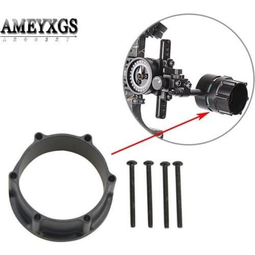 1pc Sight Adapter Aluminum Alloy Material Adjustable Tommy Sight Adapter For Hunting Compound Bow Shooting Aiming Accessories