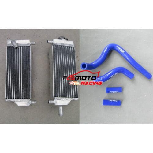 Aluminum Radiator & BLACK Hose For Honda CR250 CR250R CR 250 R 250R 1992 - 1996 2-stroke 1993 1994 1995