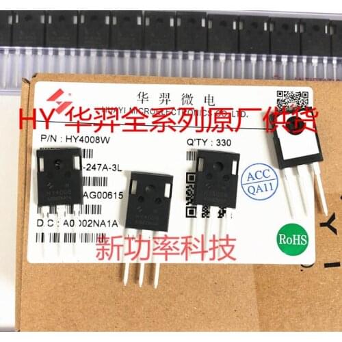 Aoweziic 100PCS 100% new original HY4008 HY4008W TO-247 MOSFET inverter Ultra chip 80V 200A