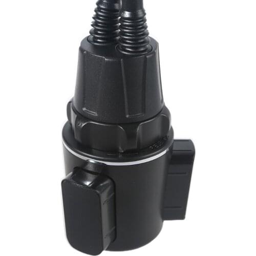 U90D Car Cup Dual Tablet Mount Holder Adjustable Rack Car Cup Mobile Phone GPS Hands Free Bracket for 4-13" Tablets 2 Phones