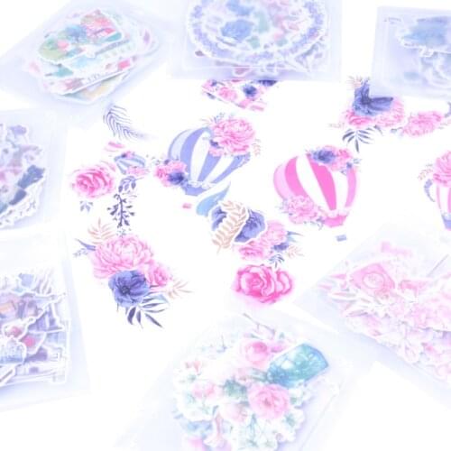 Free shipping 30packs Cute Japanese My Flower World Cute Diary Album Handbook Decoration Sticker School Supplies