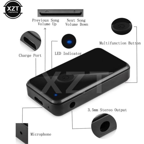 Wireless Audio Adapter 2 in 1 Bluetooth 4.2 Music Receiver for Speakers Bluetooth Transmitter For TV PC for IOS Android