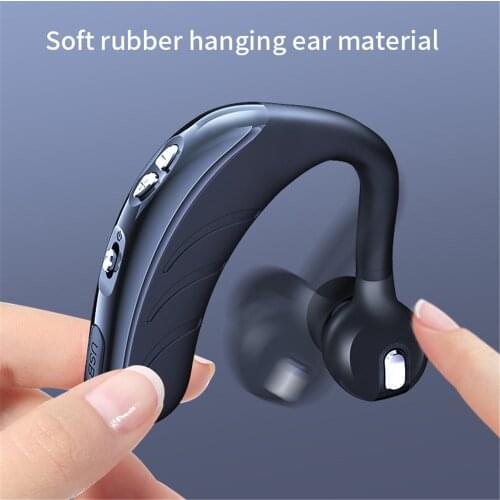 Wireless Earphone Bluetooth Earpiece HandsFree Mini Headphones Waterproof Noise Reduction Headset With Mic For All Smart Phone