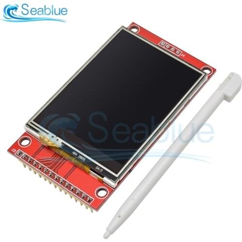 2.4" 2.4 inch 240x320 SPI TFT Color Screen LCD Touch Screen Display Module Drive ILI9341 3.3V/5V Interface 240*320