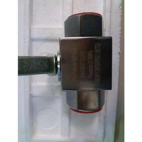 Hydraulic ball valve KHB-G1"-1212-01X high pressure valve