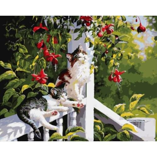 PAINTBOY Framed Pictures DIY Oil Painting By Numbers Painting&Calligraphy Home Decoration For Living Room GX3245 40x50cm