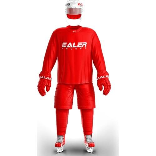 Cool Hockey free shipping cheap high quality red ice hockey practice jersey s in stock usa Any Name Any Number