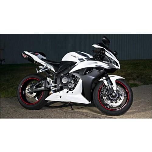 Injection Fairing kit for HONDA CBR600RR F5 07 08 CBR 600 RR CBR 600RR CBR600 2007 2008 White Black Fairings set+gifts HJ25