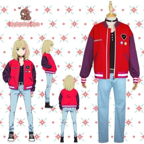 WONDER EGG PRIORITY Kawai Rika Cosplay Costume for Halloween Christmas Costume