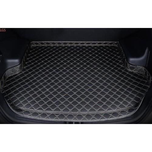 For Chevrolet SAIL 2010-2018 PU Trunk mat Trunk floor mat Anti-Rub protection Decoration Car styling