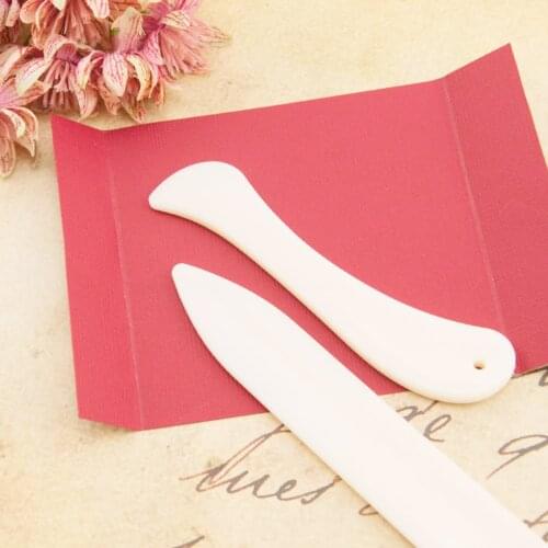 2Pcs/Set Bone Folder Leather Craft Tools for Leather Scoring Folding Creasing Edges Paper Handmade Sewing Tools DIY Accessories