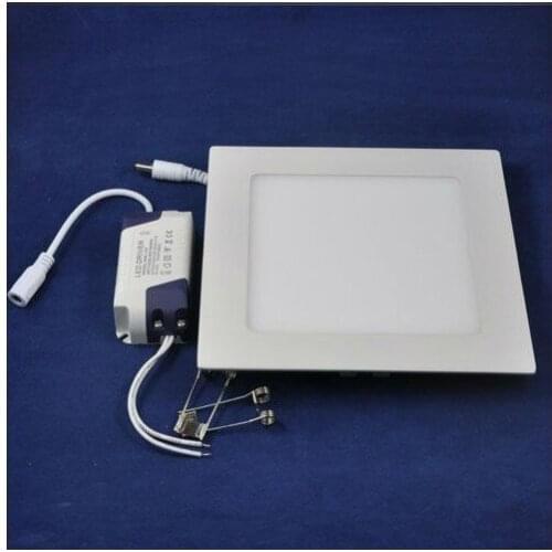 Dropship ultrathin 6w led ceiling panel light 2835 SMD 30leds lights ultra thin lamp 85~265V + driver for kitchen bathroom CE