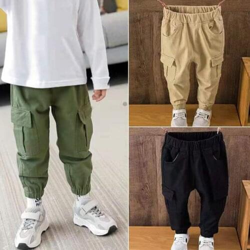 Baby Boys Clothing Pants Spring Autumn New Kids Pants Baby Boys Casual Sports Pants Kids Clothing Cotton Boys Long Trousers